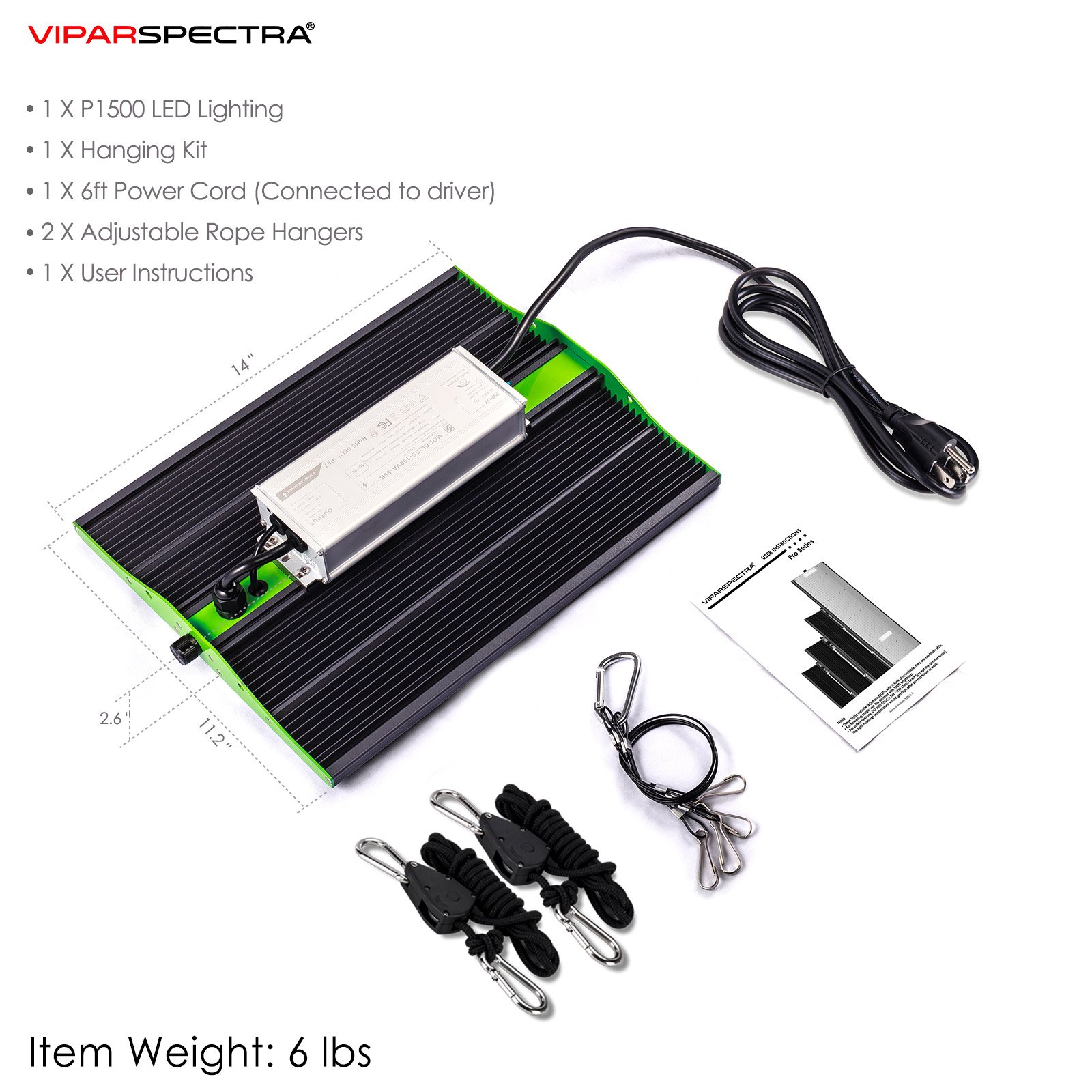 Led cultivo Viparspectra P1500