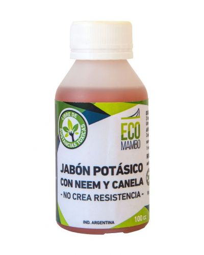 Jabon Potasico Con Neem Canela Insecticida Ecomambo 100ml