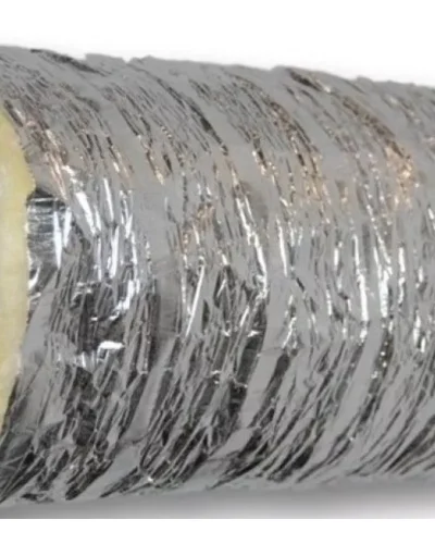 Ducto de aluminio de 10 pulgadas aislado