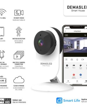 Cámara Smart WIFI de Interior HD 1080P, IP33