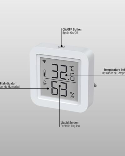 Control Termostato Smart WiFi + IR, Blanco